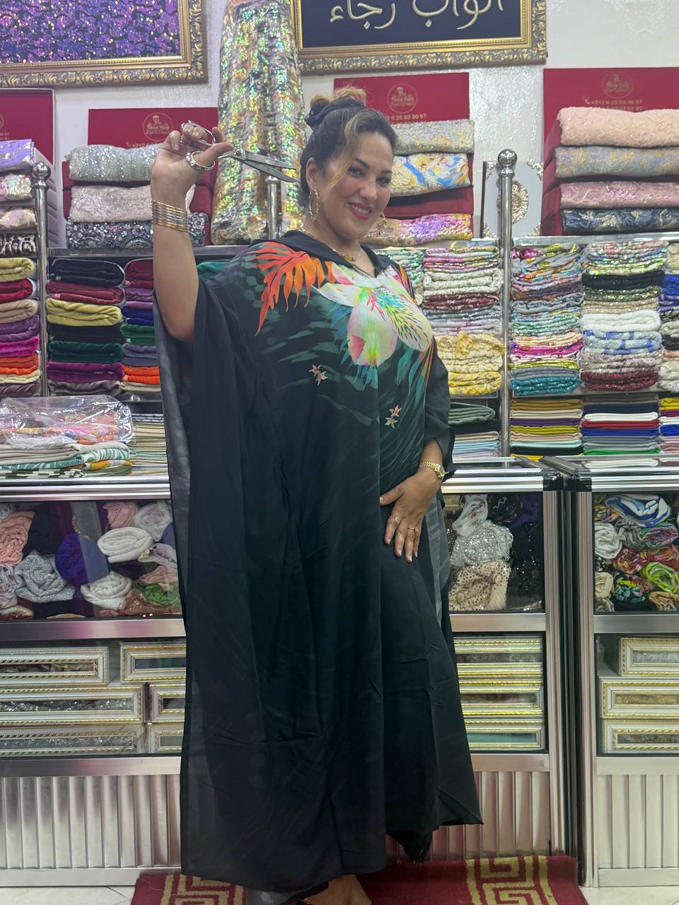 Kimono Traditionnel Brodé avec Robe