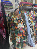 Robe Djellaba Flower 100% Coton